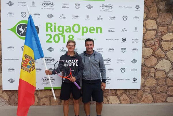 Maxim Cazac a ocupat locul doi la turneul Tennis Europe ”Riga Open 2018”