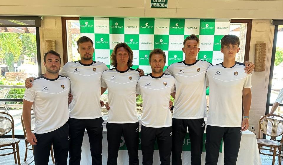 Echipa de tenismeni care reprezintă Republica Moldova la Davis Cup 2024 începe bătălia