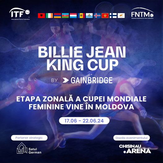 Republica Moldova va găzdui Etapa Zonală a Campionatului Mondial Cupa Billie Jean King