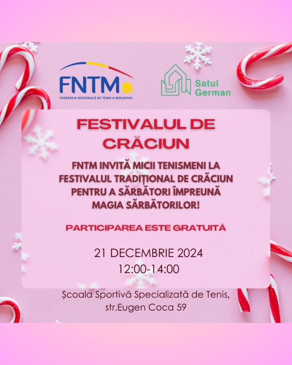 Vă așteptăm la Festivalul de Crăciun!