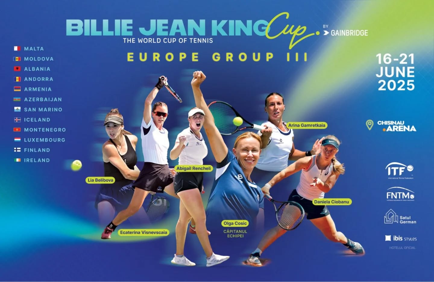 Chișinău va găzdui din nou o etapă zonală a turneului Billie Jean King Cup