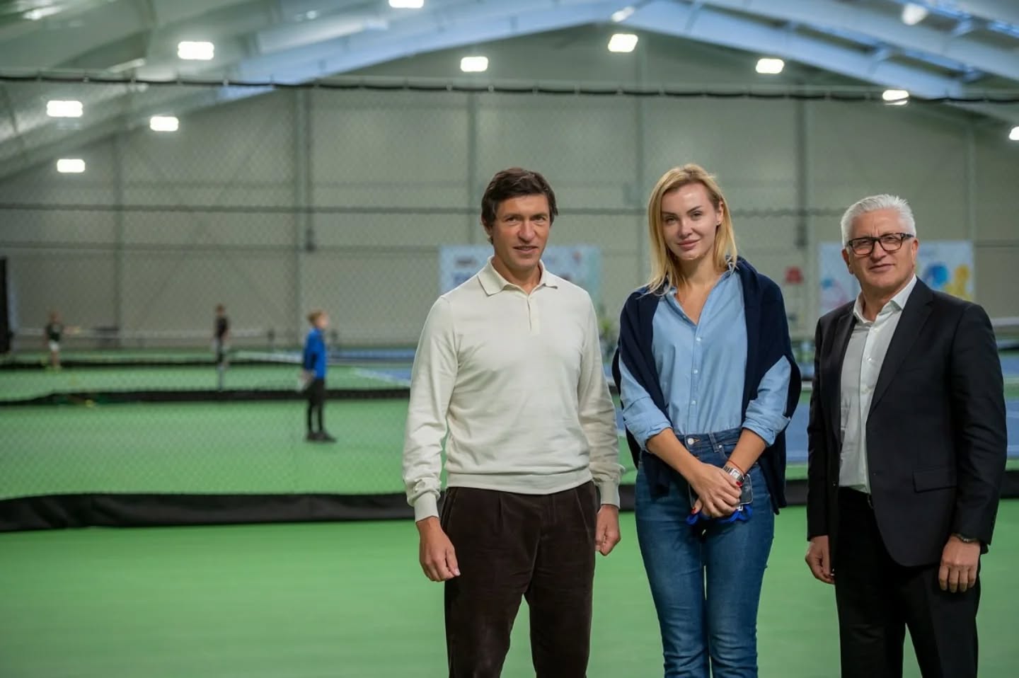 Președintele CNOS, Nicolae Juravschi, în vizită de lucru la Centrul Național de Tenis