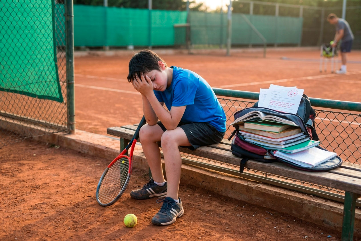 From School to the Tennis Court: How to Help a Child Manage the Dual Demands