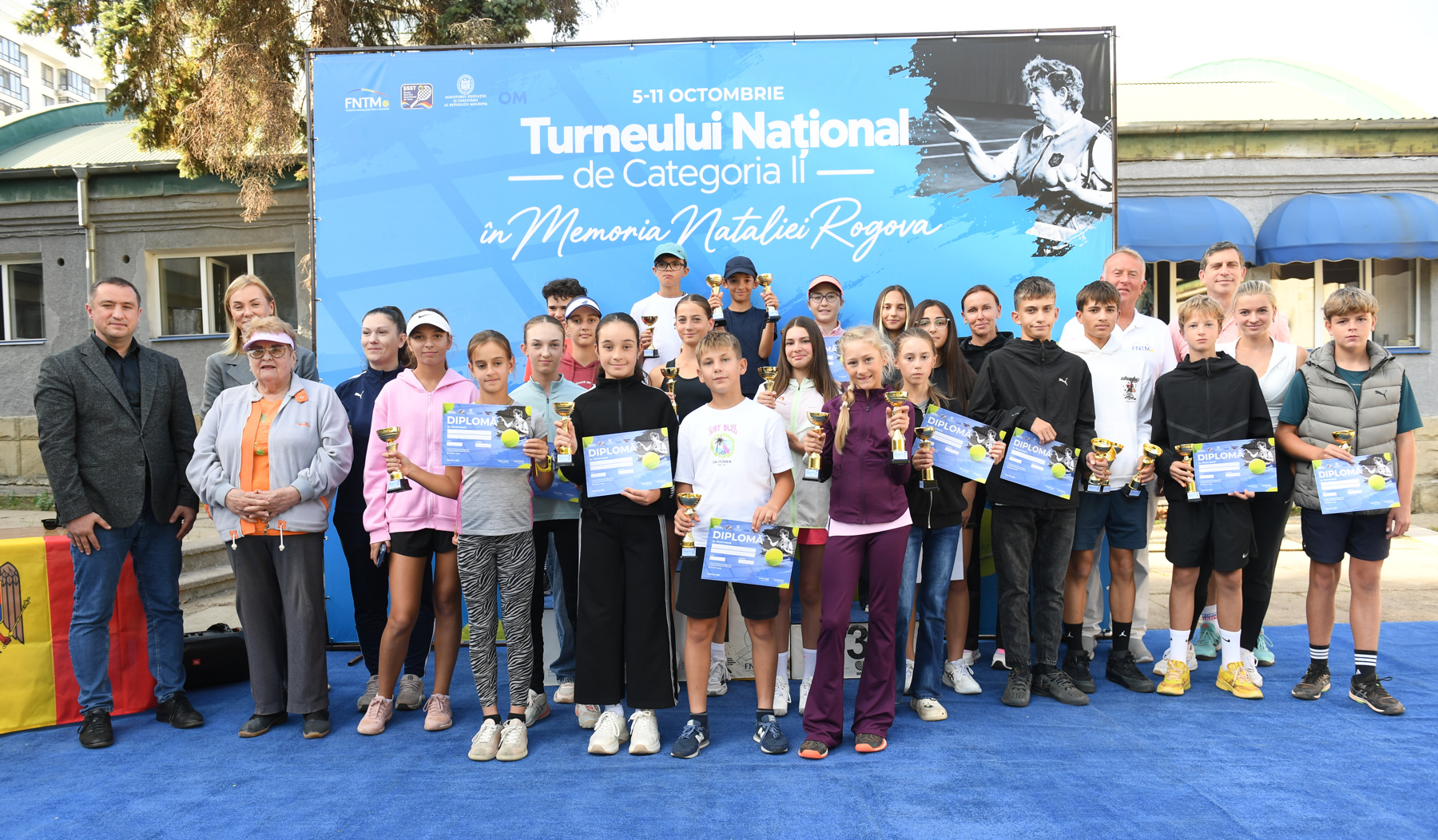 Winners Crowned at the Natalia Rogova Memorial National Tennis Tournament in Chișinău